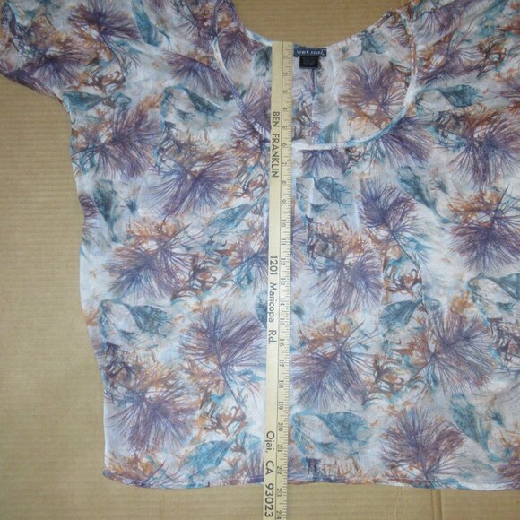Vintage Wet Seal Sheer Floral Blouse | Size S - Picture 3 of 8